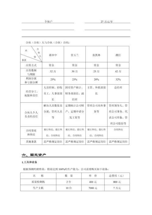 数码公司创业综合计划书.docx