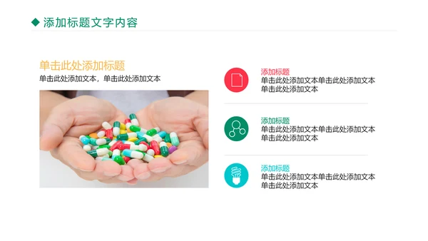 医疗医学药丸研究工作汇报PPT模板