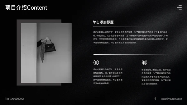 时尚女装品牌公司通用PPT模板