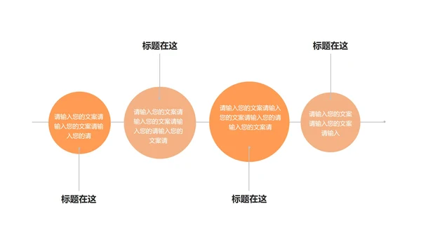 小清新橙子答辩ppt模板