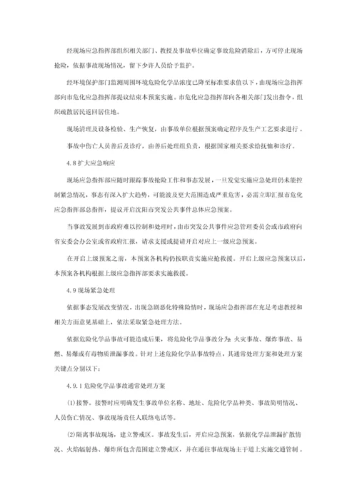 危化品安全事故应急专题预案.docx