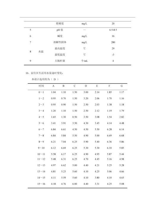 给水排水工程毕业设计论文--皖北A城镇给水工程设计.docx