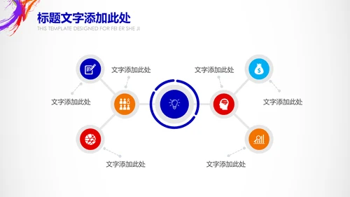 泼墨风格会议活动策划推广宣传通用PPT模板