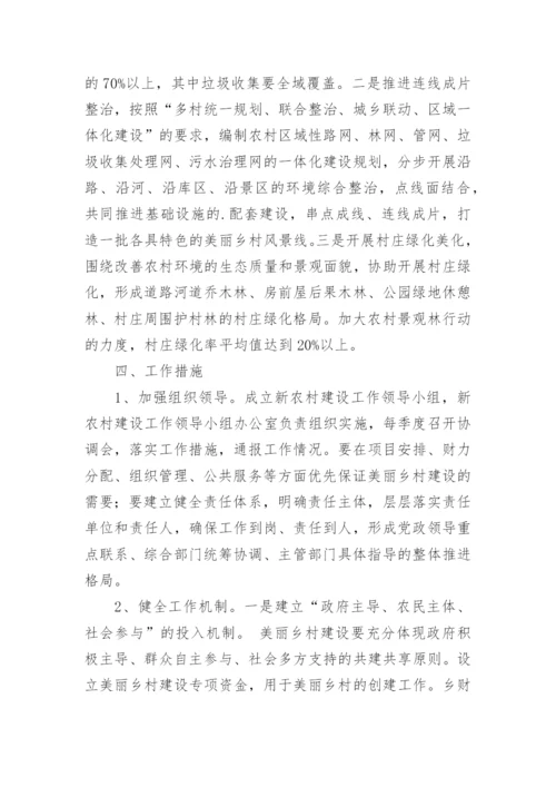 乡村建设实施方案.docx