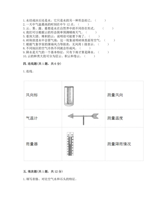 教科版三年级上册科学《期末测试卷》a4版打印.docx
