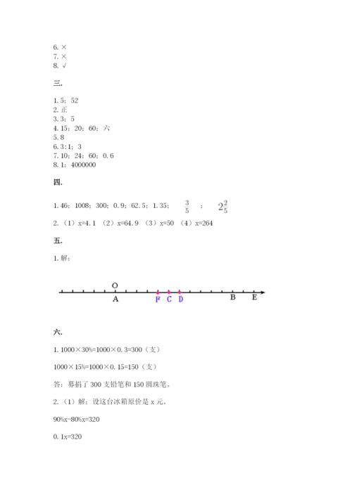 浙教版数学小升初模拟试卷精编答案.docx