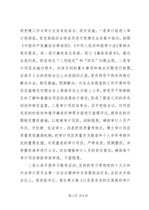 审计局党组专题调研报告 (2).docx