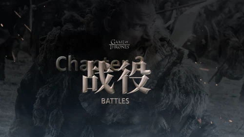 《权力的游戏》美剧主题通用PPT模板