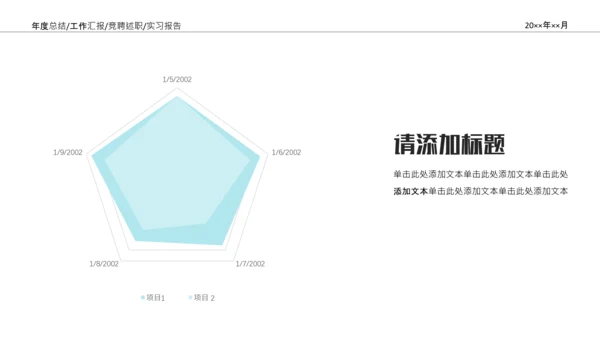 彩色清新年中工作总结汇报PPT模板
