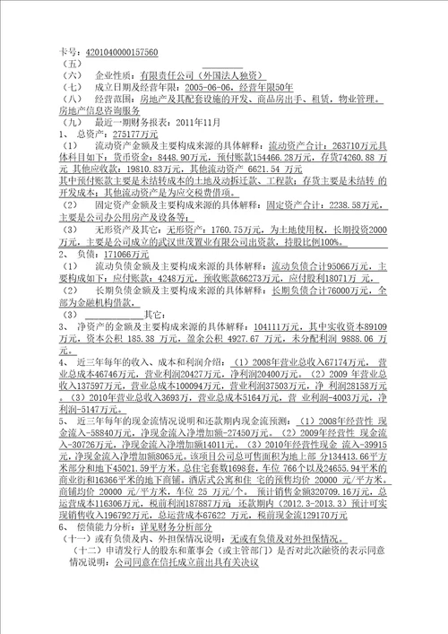 尽职调查报告