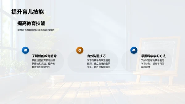 家校教育共育讲座PPT模板