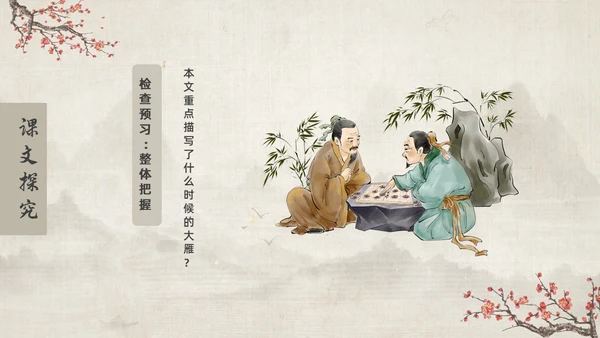 古风大雁归来语文课件PPT