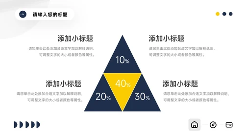 黄蓝家具行业公司宣传策划PPT模板