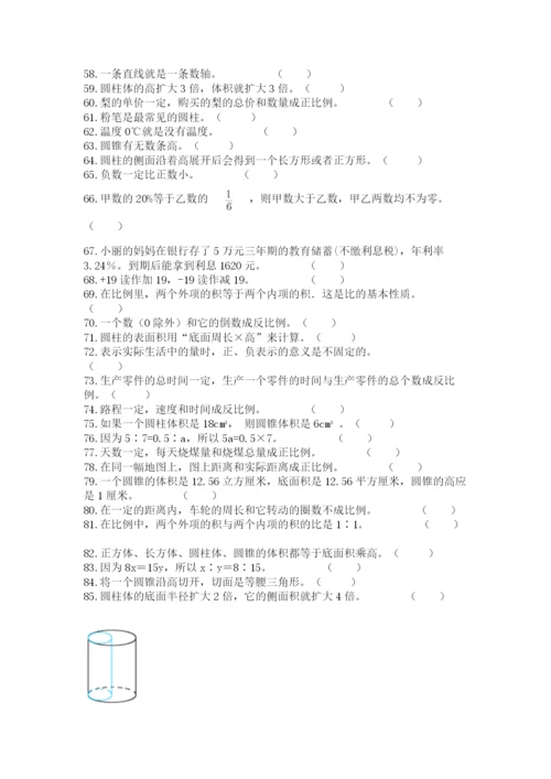 小升初数学压轴题天天练-判断题大全精选.docx