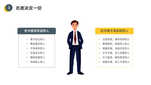 黄色水彩插画员工的十大心态企业培训PPT课件人际交往