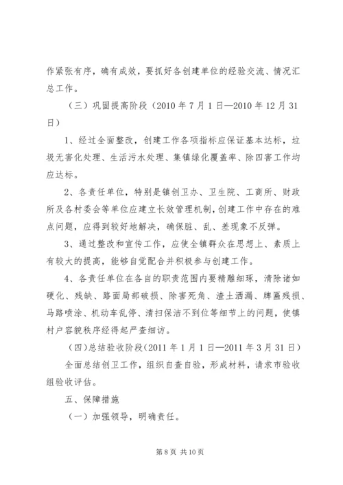 镇创建市级卫生镇工作方案.docx