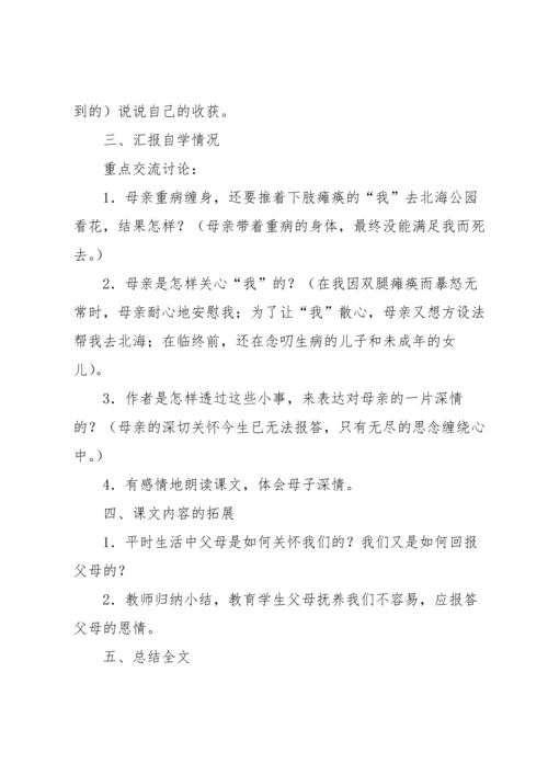 有关秋天的怀念教案集锦10篇.docx
