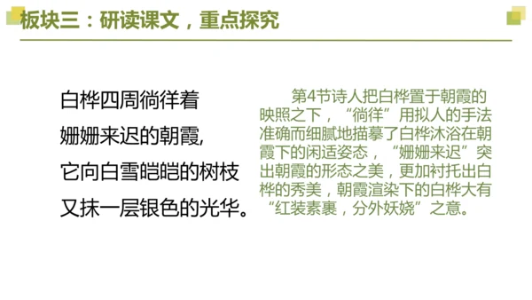 部编版2022-2023学年四年级语文下册大单元教学  第三单元    课件
