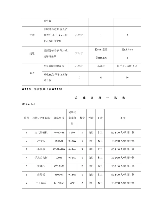 玻璃隔断墙综合标准施工基础工艺基础标准.docx