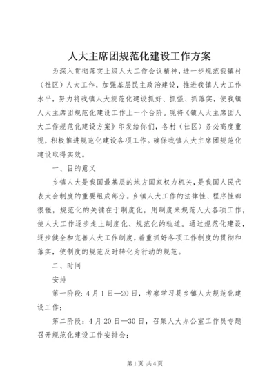 人大主席团规范化建设工作方案.docx