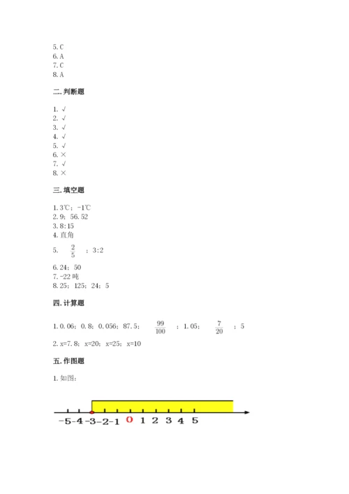 小升初六年级期末试卷（易错题）word版.docx