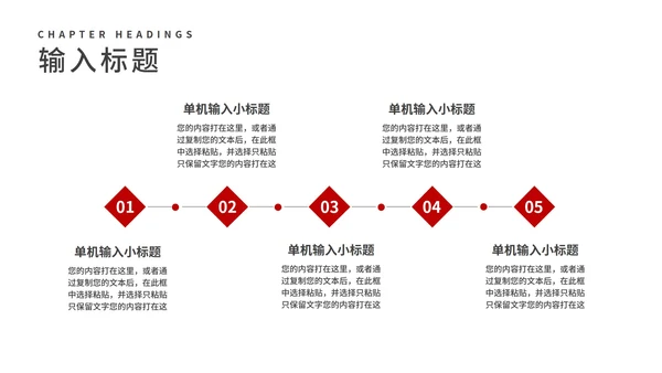 红色商务风地产项目商业合作计划汇报PPT模板