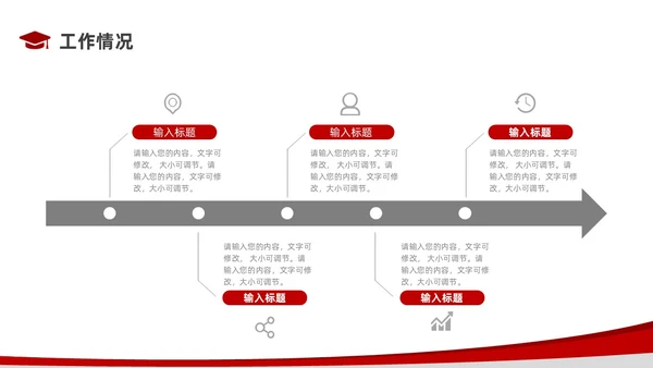 红色简约风博士复试PPT模板
