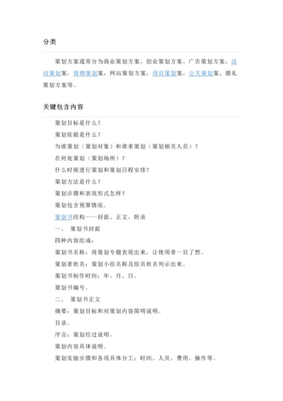 专业策划案及活动专业策划核心要素.docx