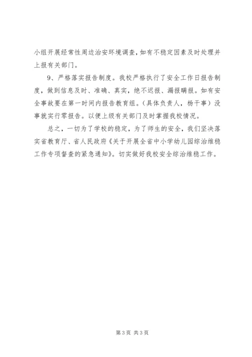 小学综治维稳情况汇报.docx