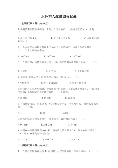 小升初六年级期末试卷精品【综合题】.docx