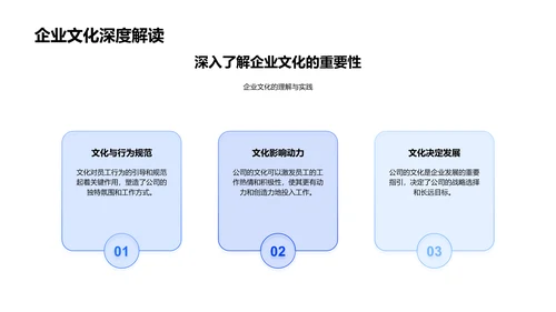 企业文化的理解与实践PPT模板