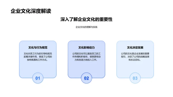 企业文化的理解与实践PPT模板