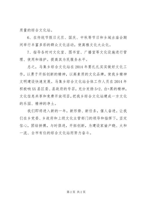 综合文化站XX年工作计划.docx