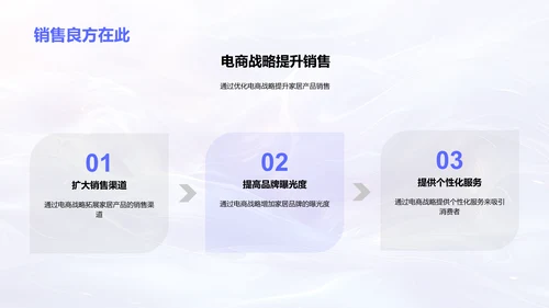 电商策略在家居行业的运用PPT模板