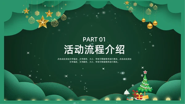 圣诞快乐节日活动策划文案通用PPT模板