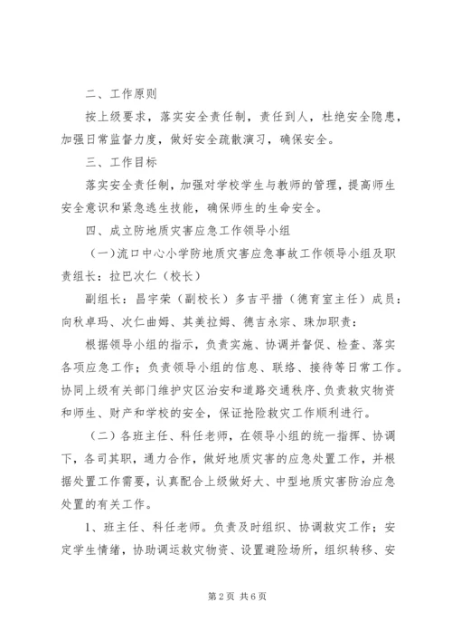 防地质灾害工作应急预案.docx