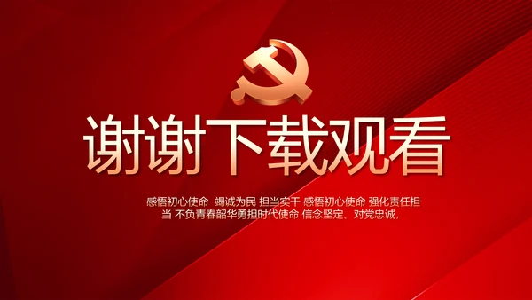 党建党支部工作总结汇报计划PPT党课