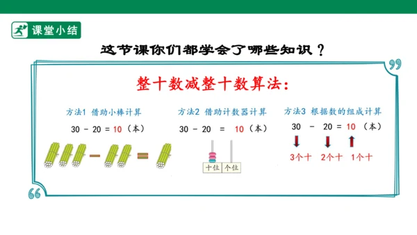 第1课时  整十数加、减整十数