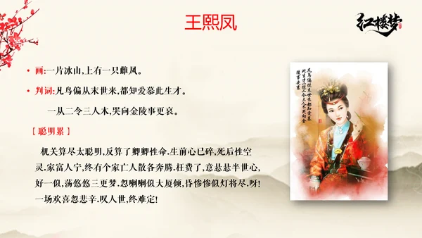 红楼梦金陵十二钗主题PPT模板