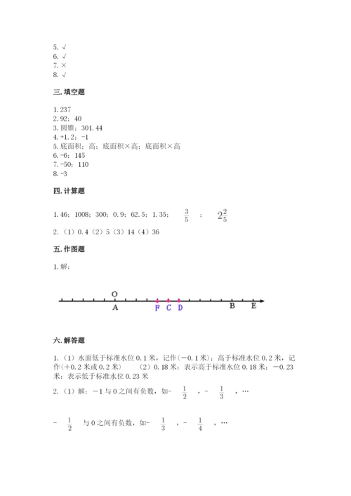 小升初数学期末测试卷及完整答案【名师系列】.docx