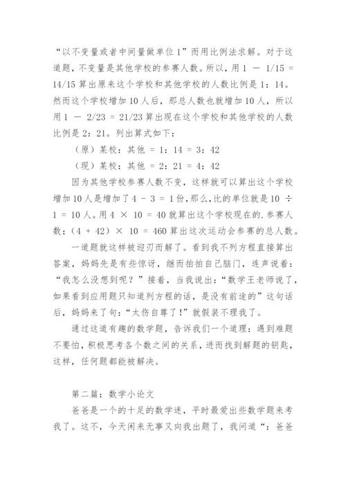 学生数学小论文.docx