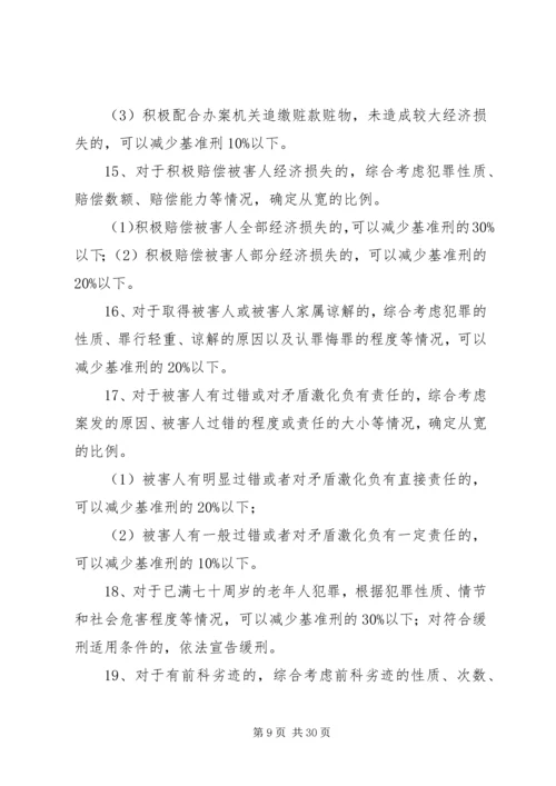 人民法院量刑程序指导意见(试行).docx