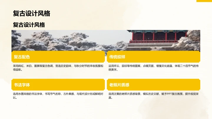 二十四节气秋分PPT模板