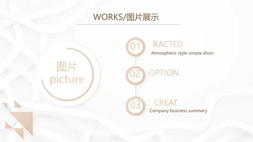 简约室内装饰设计方案工作总结PPT