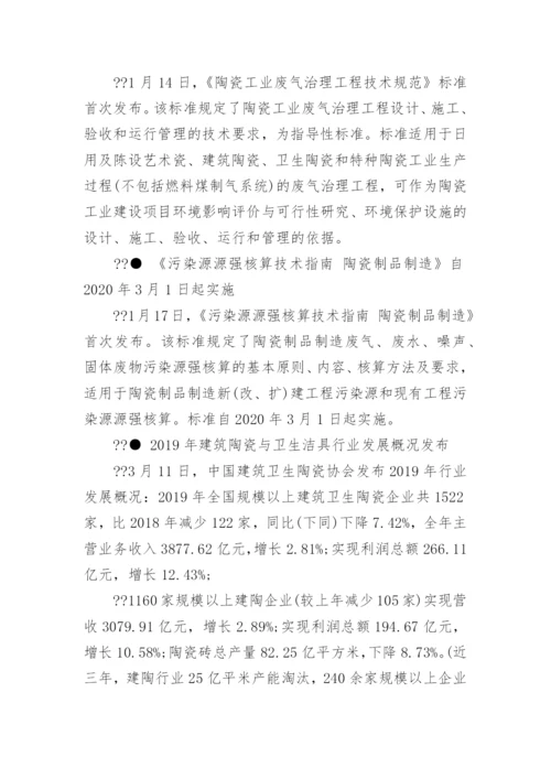 中国陶瓷行业发展状况分析.docx