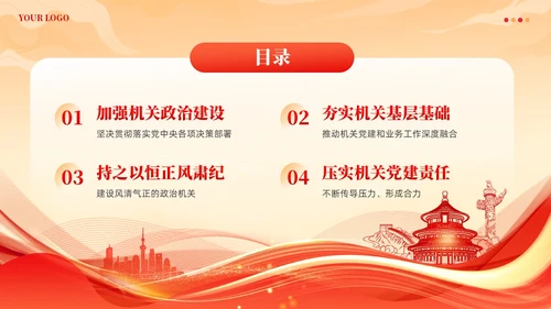 党建着力提升国有企业机关党建工作质量党课课件ppt