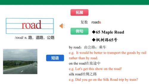 Unit 3 Family ties 单词讲解课件第一课时(含内嵌音频)【新外研（2024）版七上英