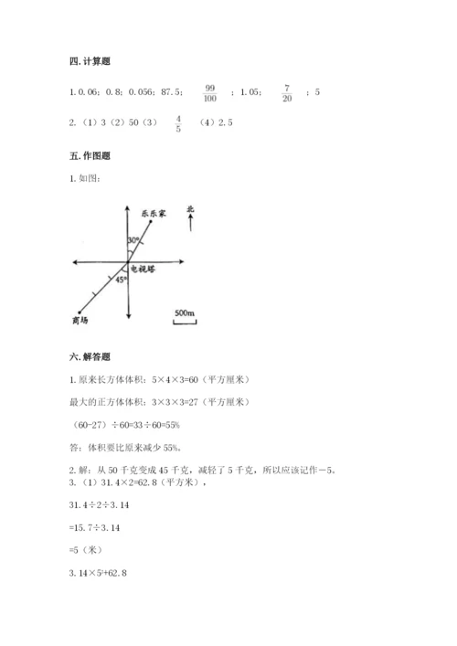 小升初六年级期末测试卷（巩固）.docx