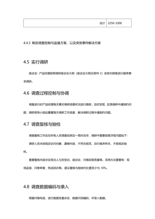 产品需求调研专题方案.docx