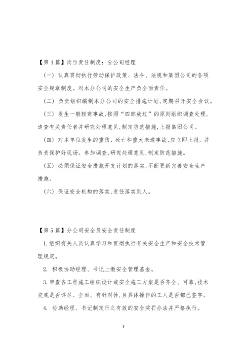 分公司责任制度7篇.docx